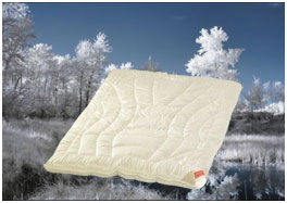 Зимнее шерстяное одеяло из козьего пуха Атлантис дабл лайт в лиосилке - HEFEL Cashmere Dream WD