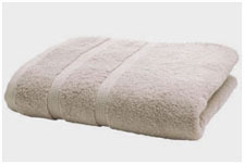 Махровое полотенце Organic Touch цвет светло серый (grey)